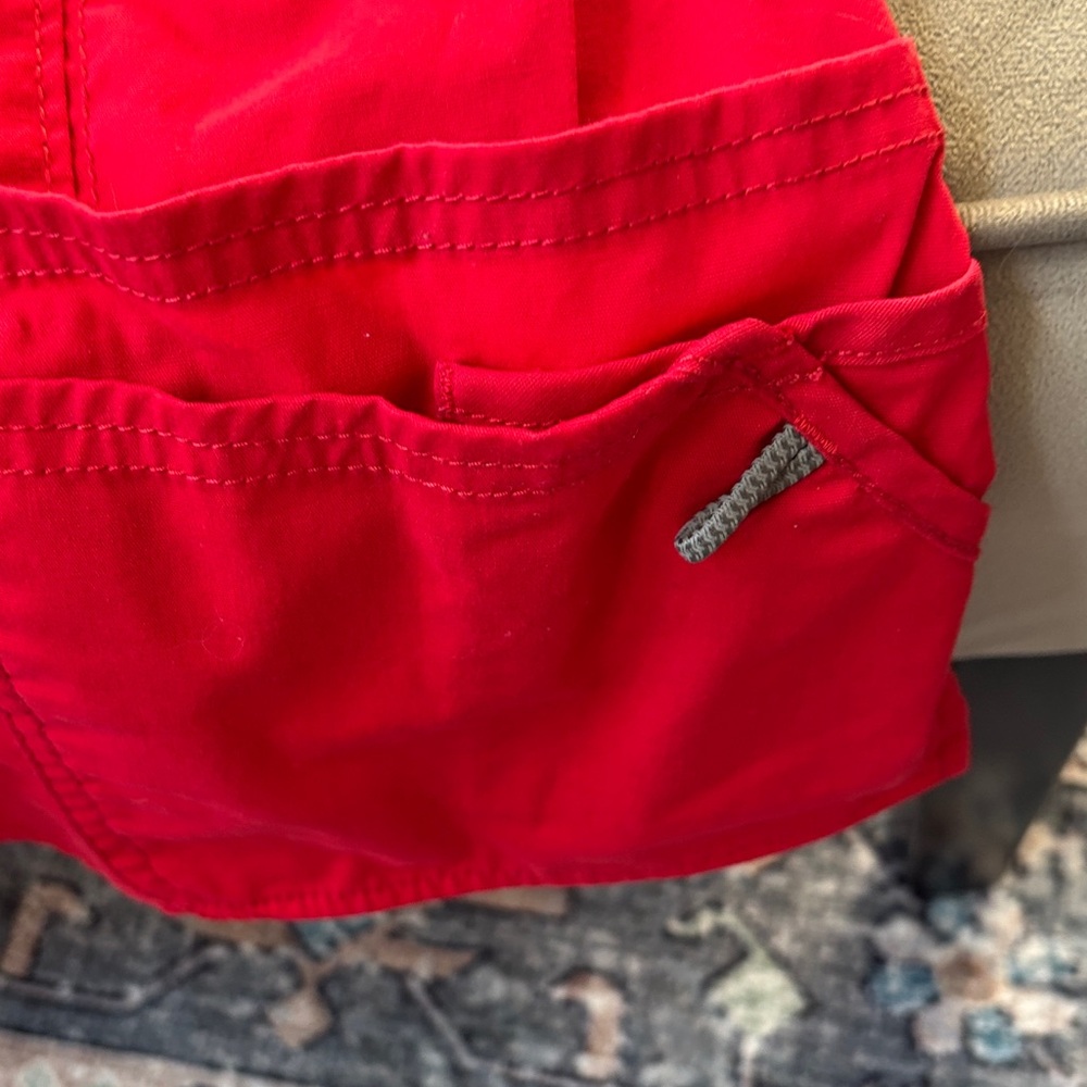 Code Happy Red Scrub Top small - Picture 3 of 5